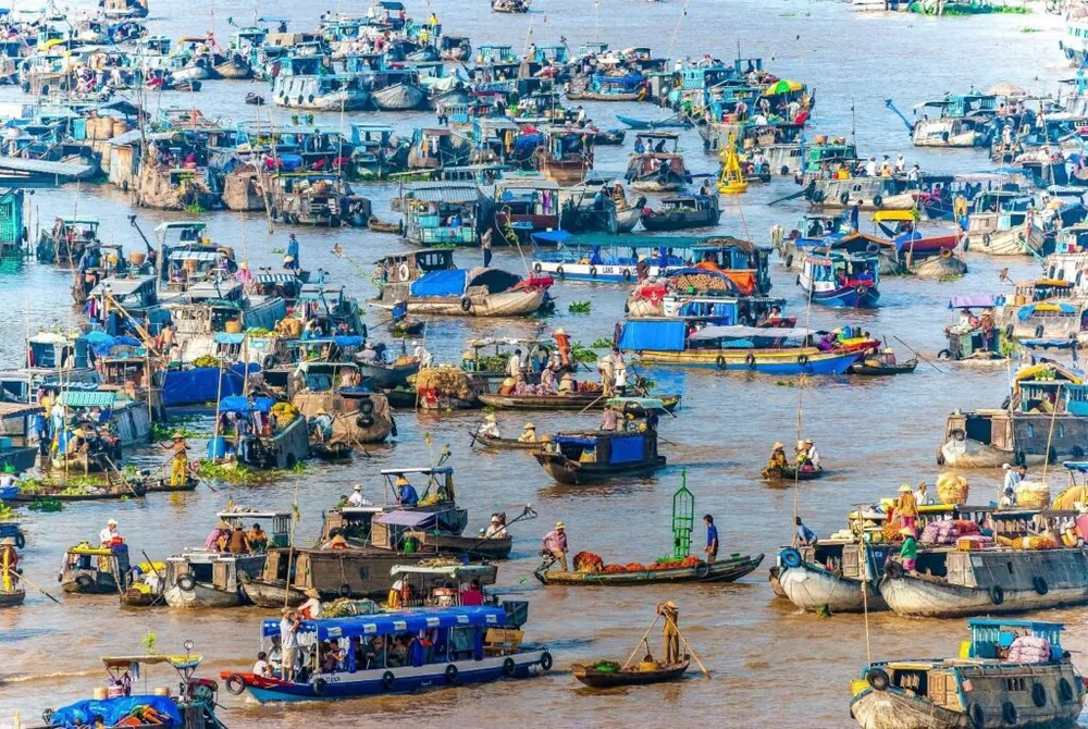 Chợ nổi Cái Răng — Cần Thơ